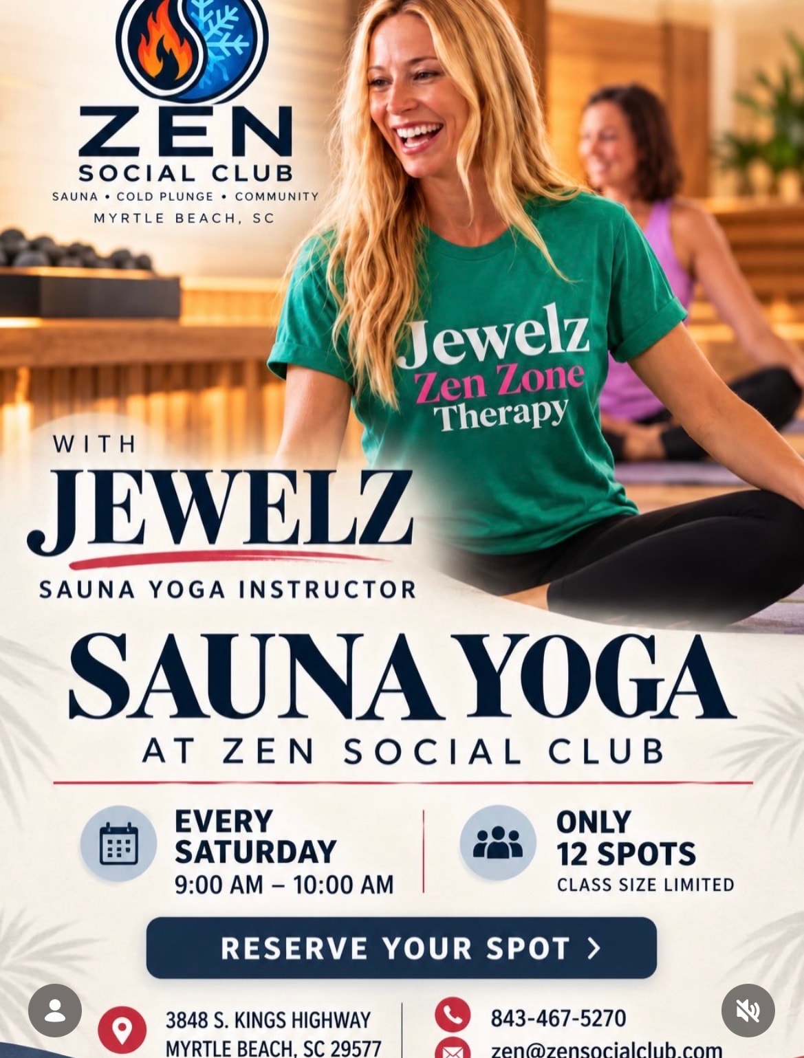 Sauna Yoga at Zen Social Club